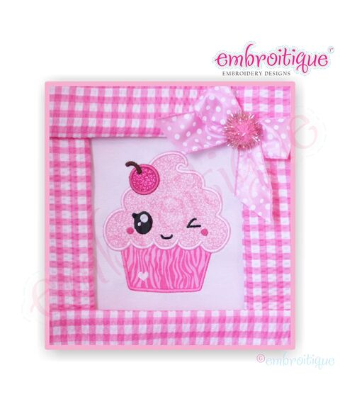 Cutie Cupcake Applique
