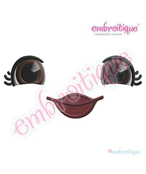 Doodley Doll Face 11 - several sizes included