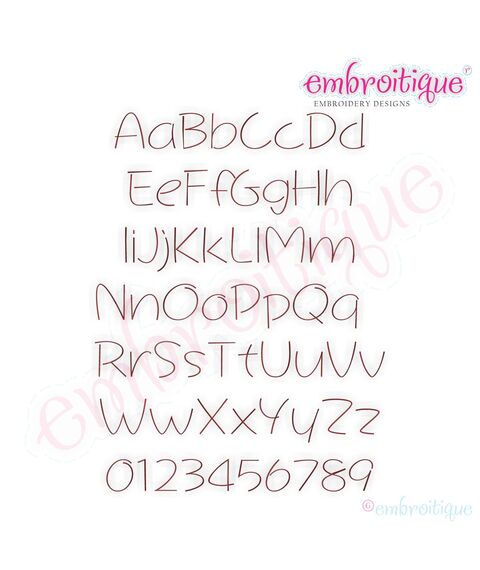 Cupcakes and Cartwheels Monogram Font Set