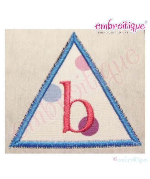 Free Practice Triangle Applique