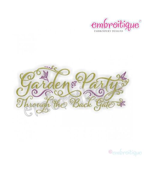 Garden Party Spring Summer Design