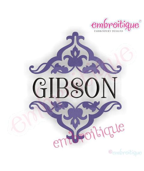 Gibson Font Frame