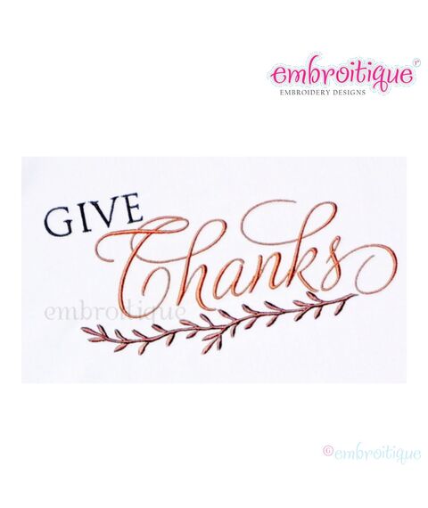 Give Thanks Thanksgiving Holiday Classy Design