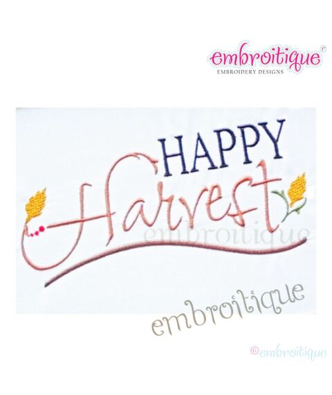 Happy Harvest Fall Thanksgiving Autumn Leaves