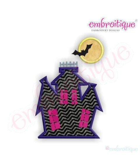 Haunted House Applique Set