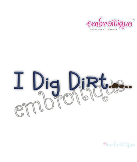 I Dig Dirt Fun Boy Design