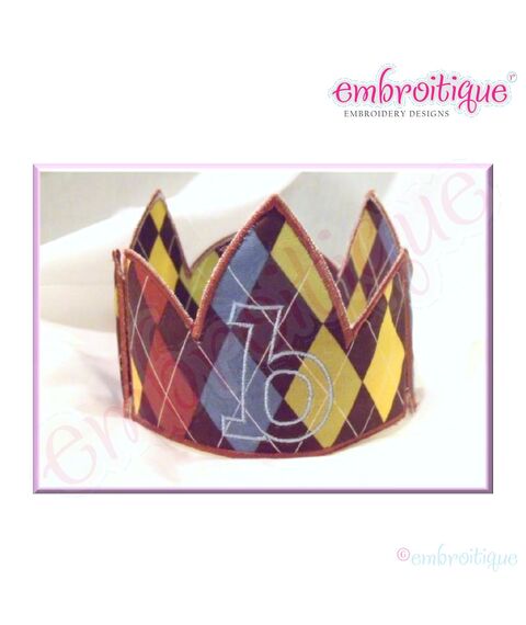 ITH King or Prince Crown Birthday Party Hat 2