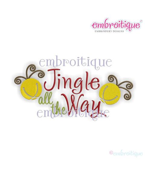 Jingle All the Way Christmas Holiday Design