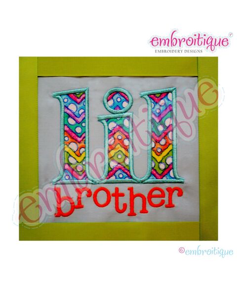 Lil Brother Applique