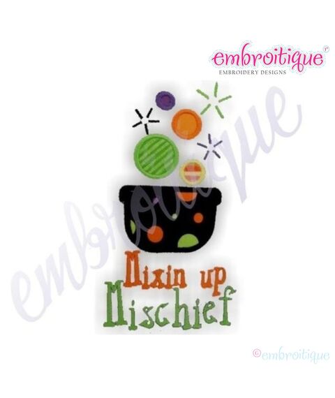Mixin Up Mischief Halloween Cauldron Design