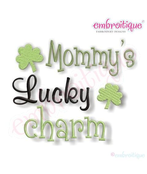 Mommy's Lucky Charm St Patrick's Day Design
