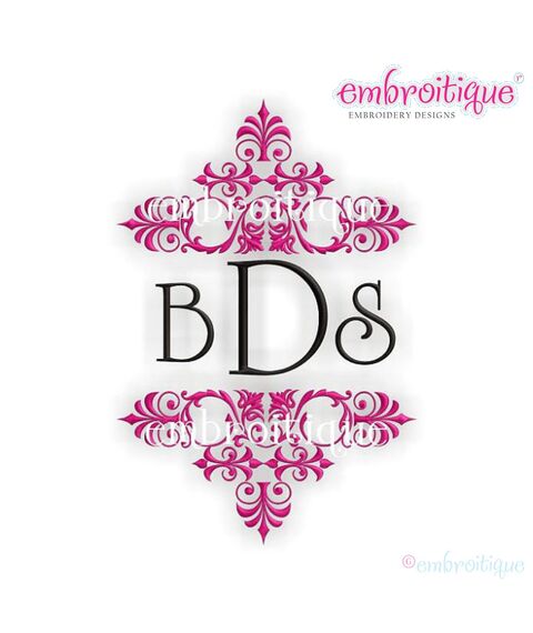 Monumenta Monogram Font Frame