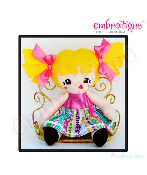 Posh and Proper - Doodley Dolls Basic Doll PDF Sewing Pattern