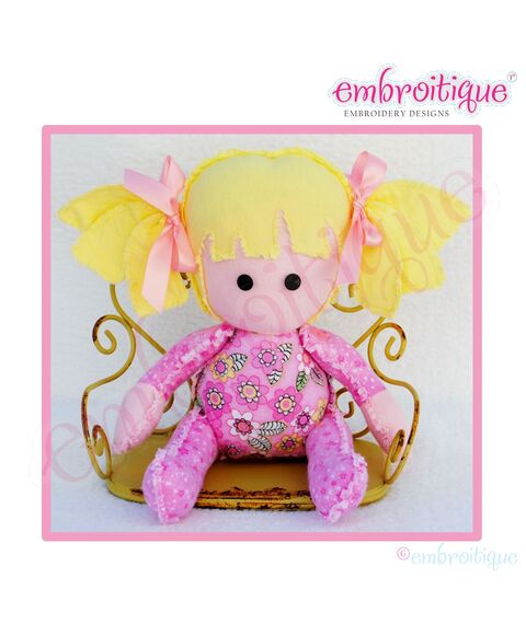 Posh and Proper - Doodley Dolls Lexi Add On PDF Sewing & Embroidery Pattern