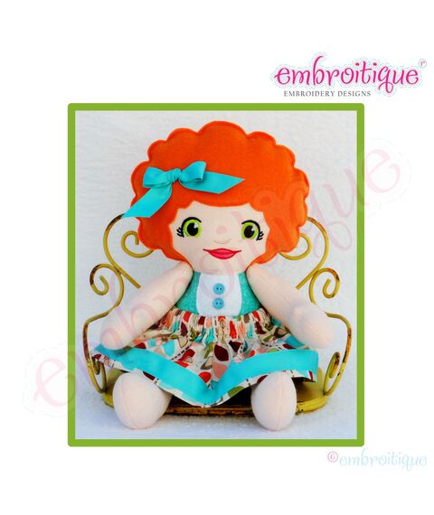 Posh and Proper - Doodley Dolls Sophia Add On PDF Sewing & Embroidery Pattern