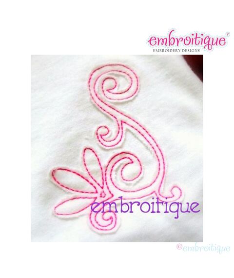 Redwork Flourish Set - 5 Designs in Several Sizes
