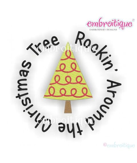 Rockin' Around the Christmas Tree Holiday Design