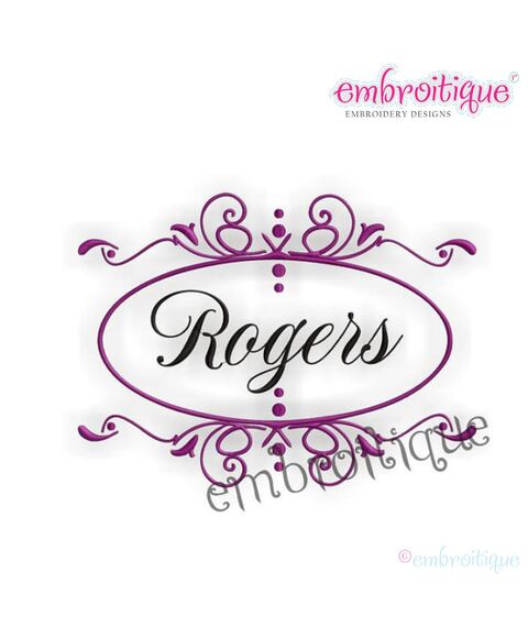 Rogers Font Frame