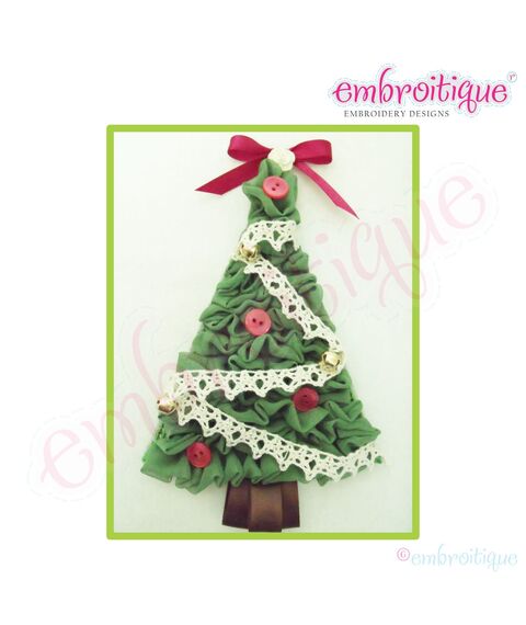 Shabby Sweet Ruched Christmas Tree