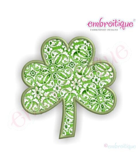 Shamrock Applique and Fill Stitch Set