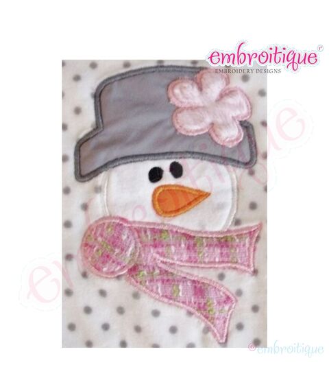Snowman Applique
