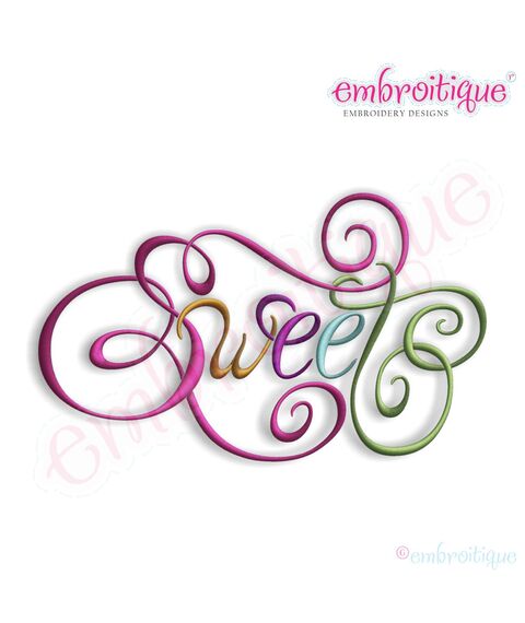 Sweet Calligraphy Script Design