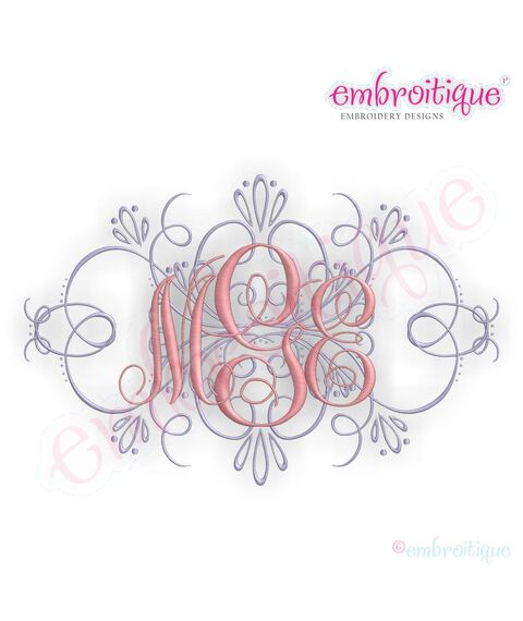 Vintage Flourish Accent Frame - 3 Sizes