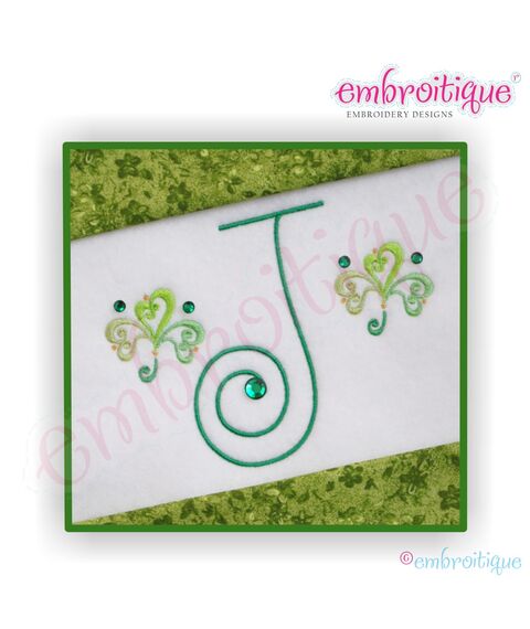 Ornate Curly Shamrock - Small, 2 image