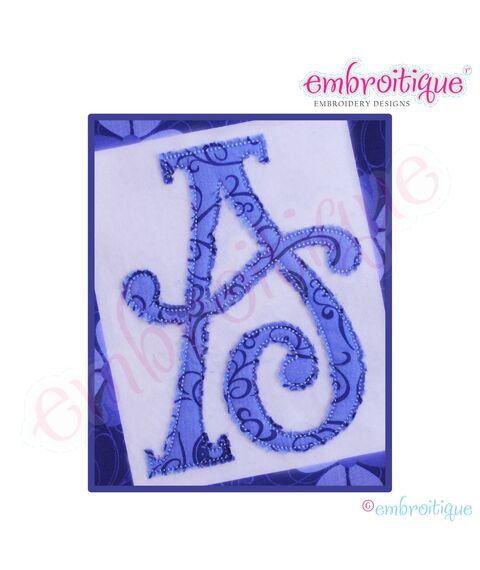 Beanie RAW EDGE Applique  Monogram Set