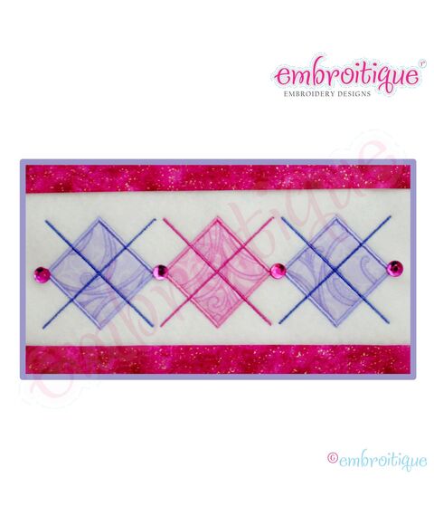 Argyle Applique - Large