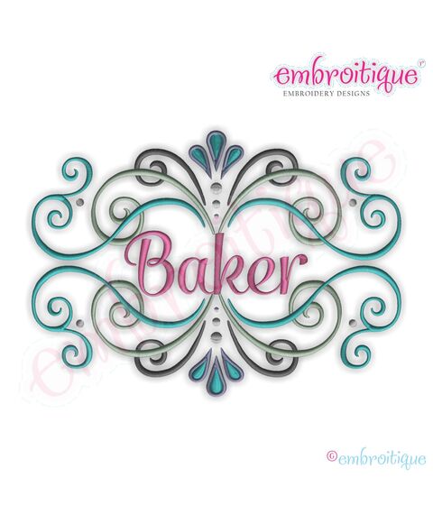 Baker Font Frame