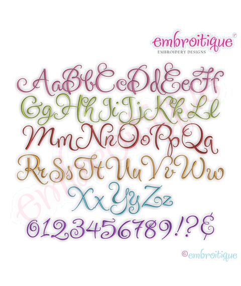 Bentley Monogram Set - Small - .5" - 3.5"
