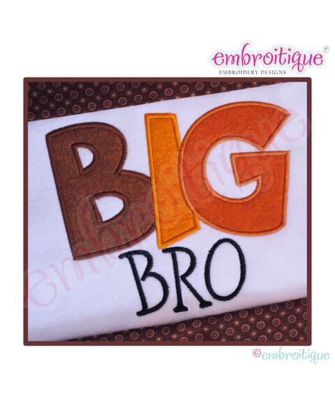 Big Bro Applique