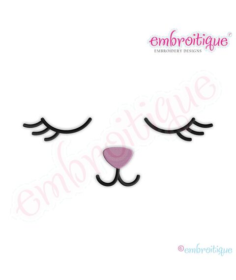Posh and Proper - Bunny Face 2 Embroidery Design