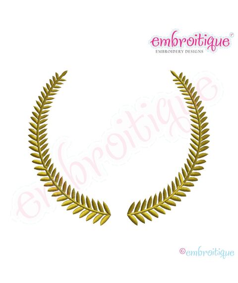 Classic Wreath Monogram Frame