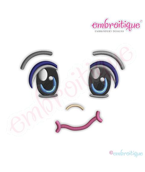 Doodley Doll Face 20 - several sizes included