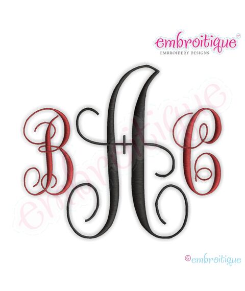 Fancy 1 Monogram Set