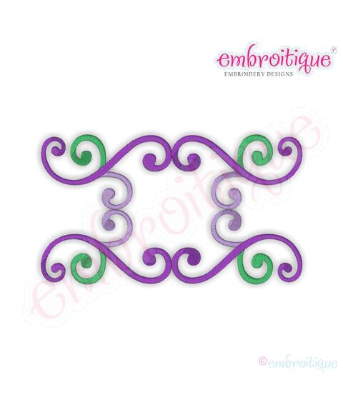 Kaiser Flourish Font Frame
