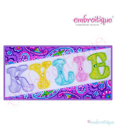Kylie Applique Monogram Set - 2" & 3"