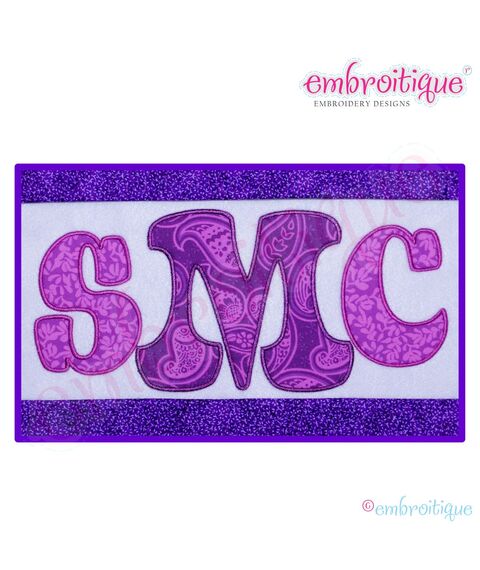 Kylie Applique Monogram Set - 4" & 5"