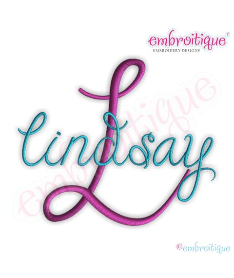 Lindsay Monogram Font Set - Small