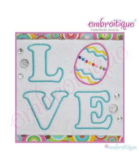 Easter Egg Love Block