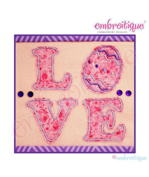 Easter Egg Love Block