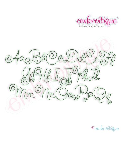 Lucky Shamrock Monogram Font Set - Large