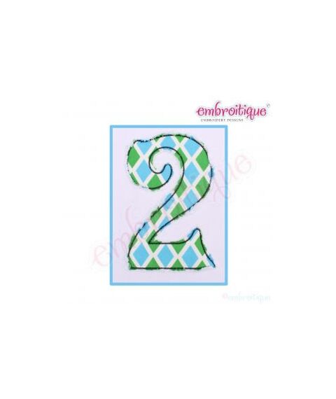 Maggie - Raw Edge Applique Number Set
