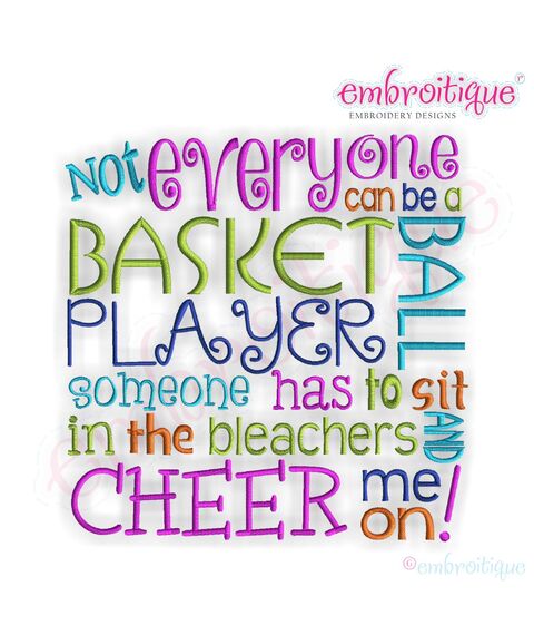 Not Everyone Can Be a Basketball Player - Large