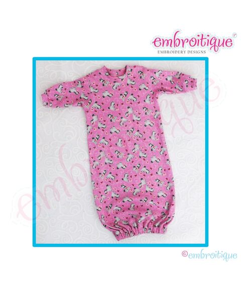 Posh and Proper - Baby Nightgown PDF Sewing Pattern, 2 image