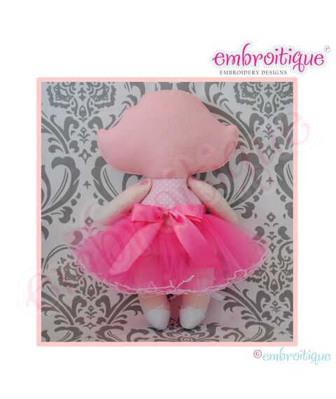 Posh and Proper - Doodley Dolls Tutus and Ballet Shoes Add-On PDF Sewing Pattern, 3 image