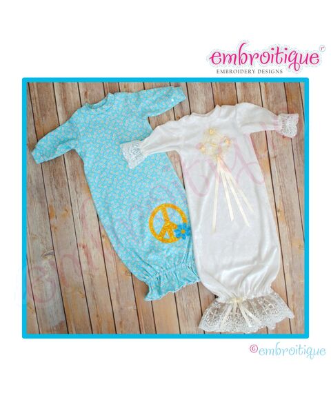 Posh and Proper - Baby Nightgown Add-On PDF Sewing Pattern
