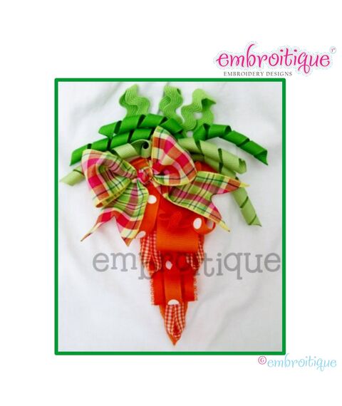 Ribbon Carrot - Great for Easter and Spring